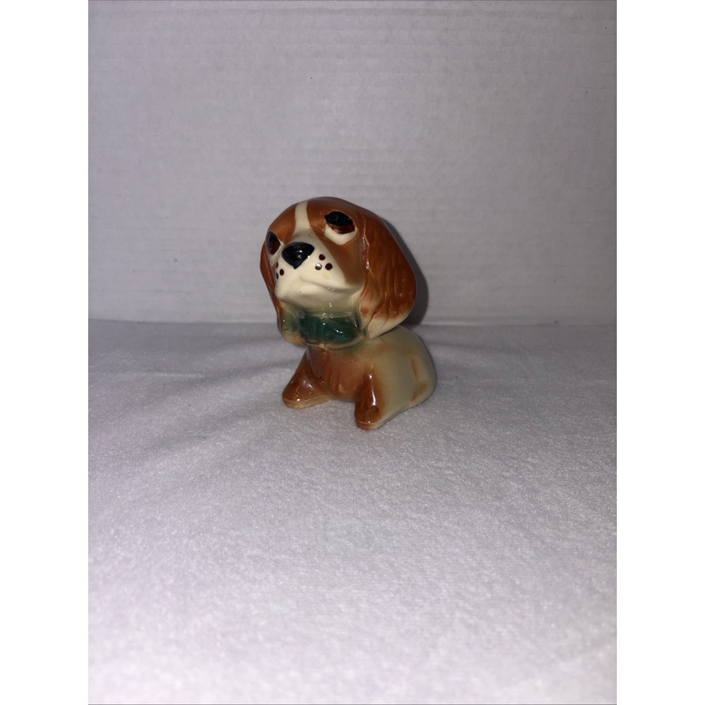 Shawnee Pottery" Queenie" Beagle Dog Planter Dates 1950S-1960S Kitschy MCM 3.5in